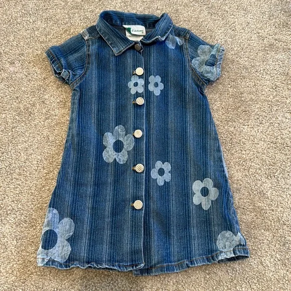 Rare Editions | Dresses | 2t Denim Dress By Rare Editions | Poshmark